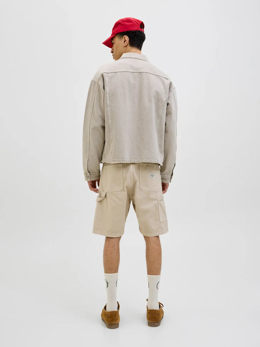 Pantalones cortos beige holgados