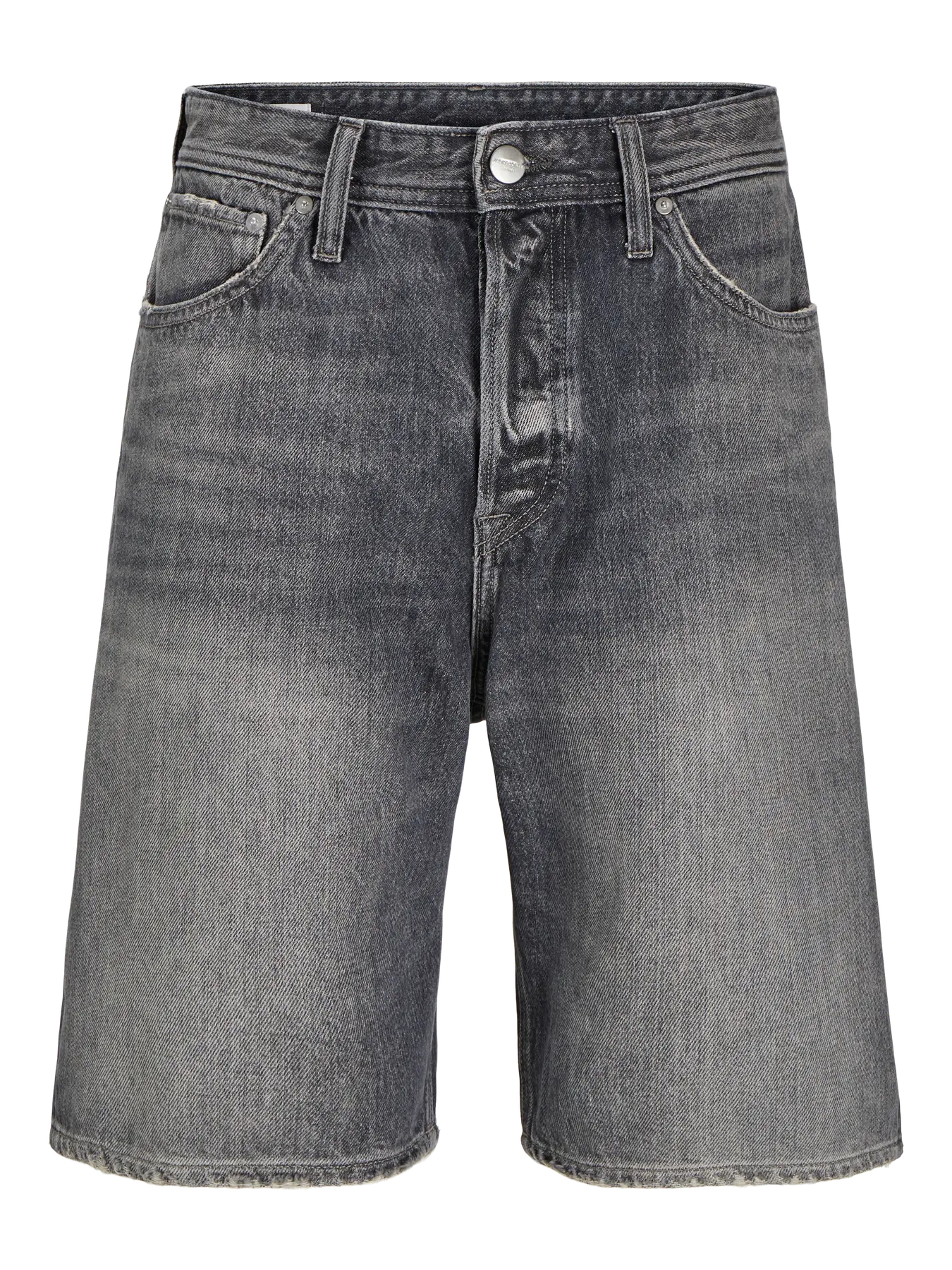Pantalon corto gris oscuro vaqueros holgado
