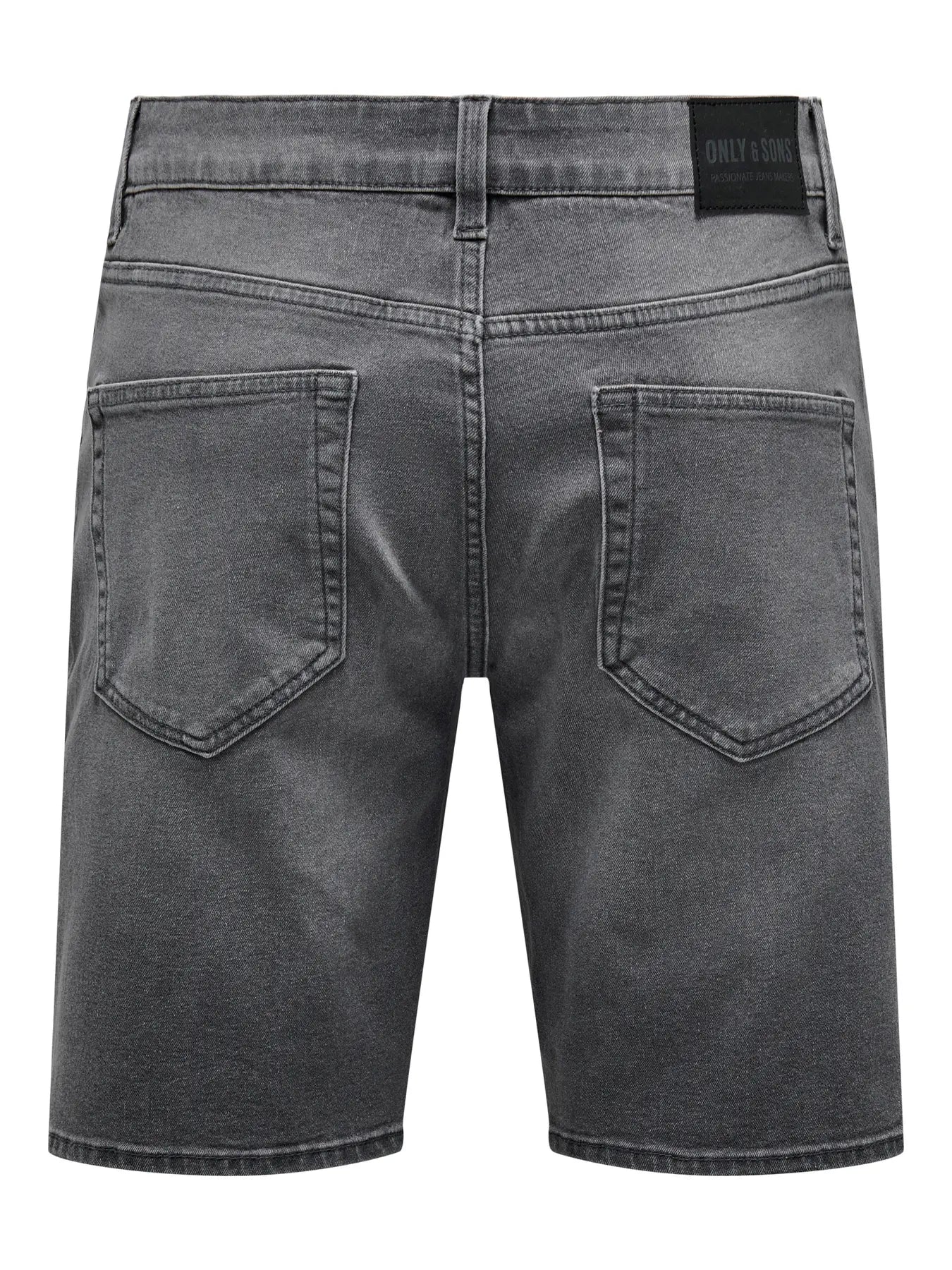 Pantalones cortos vaqueros gris