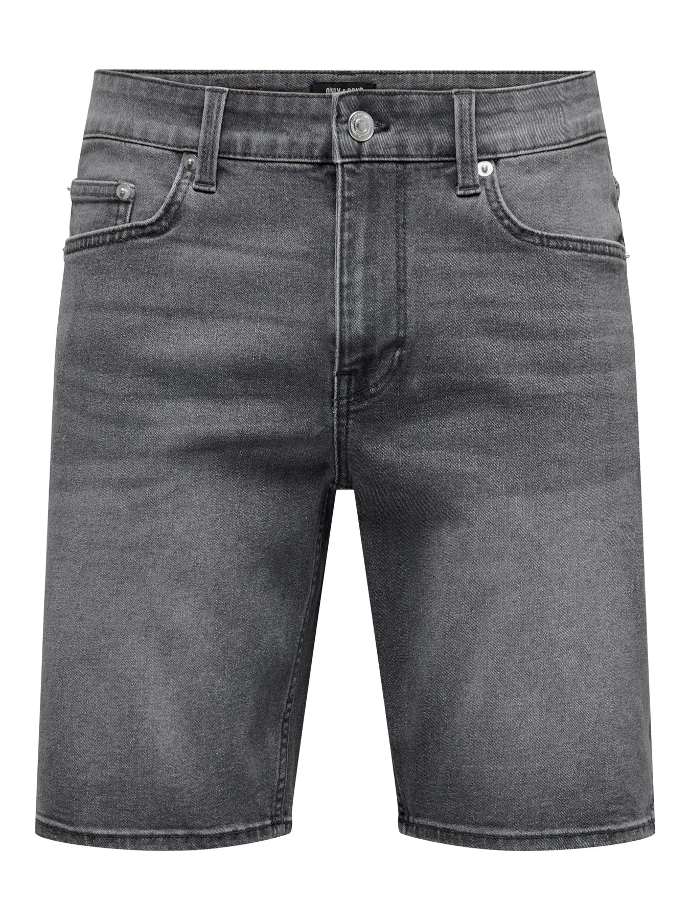 Pantalones cortos vaqueros gris