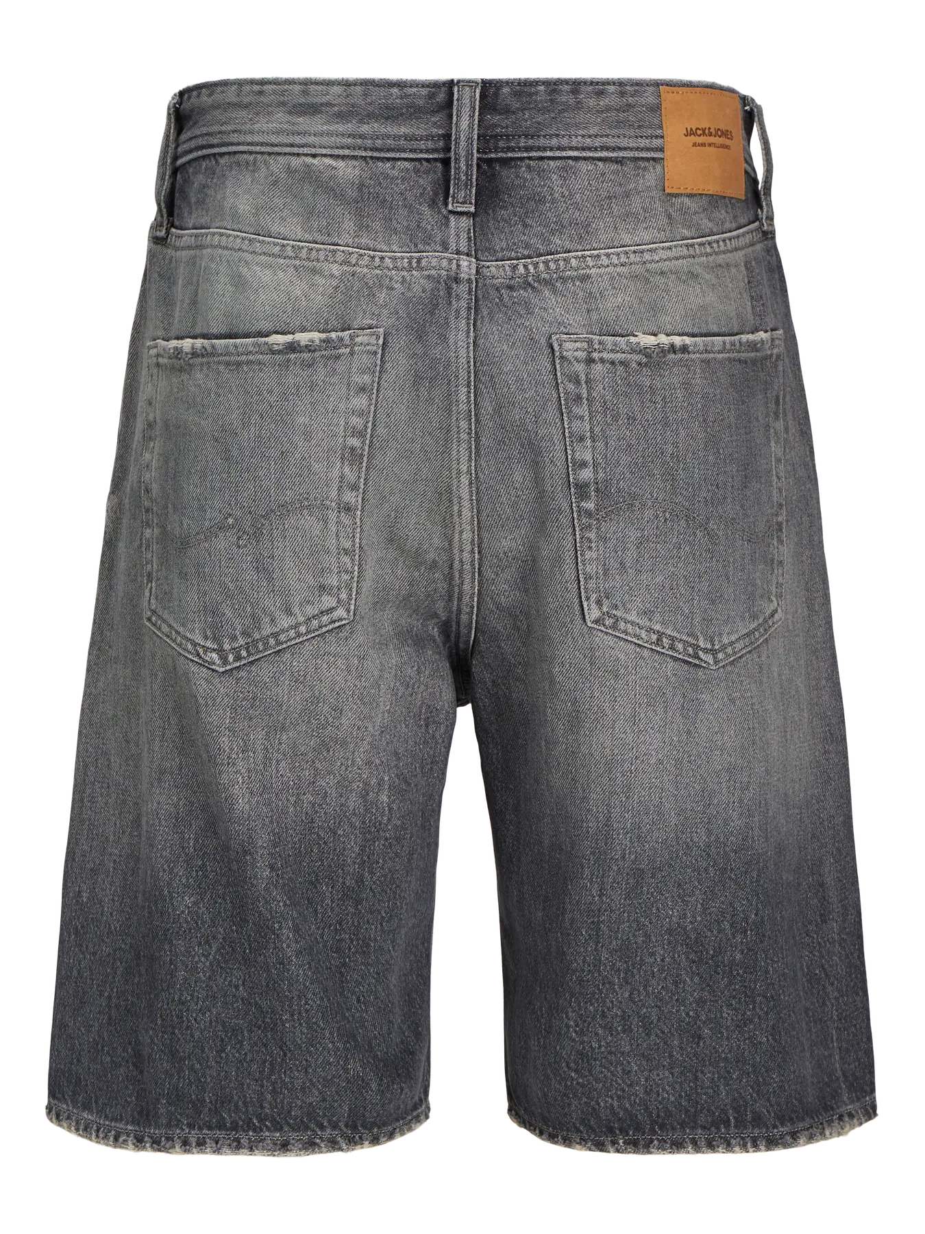 Pantalon corto gris oscuro vaqueros holgado