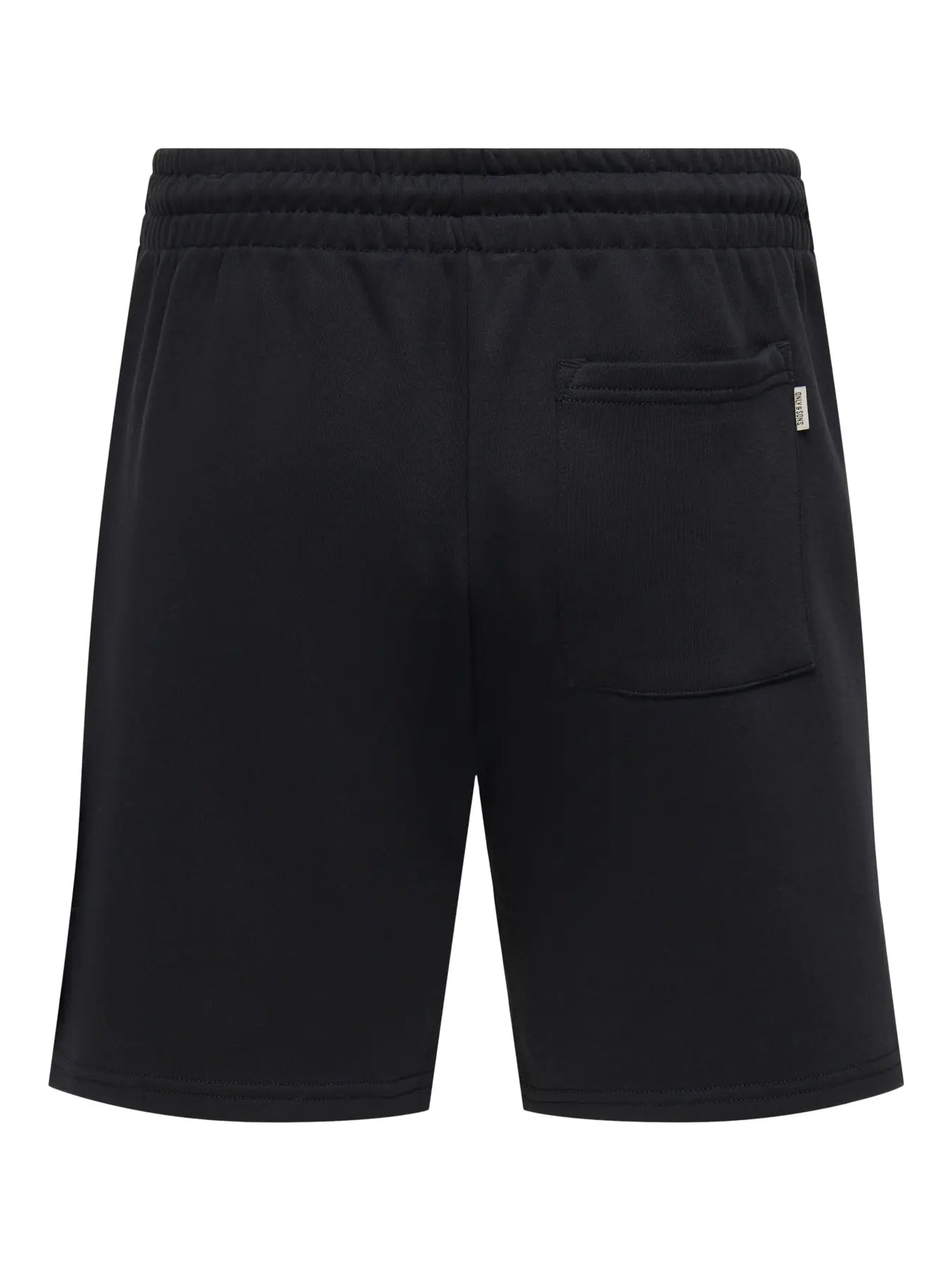 Short Negro de sudadera