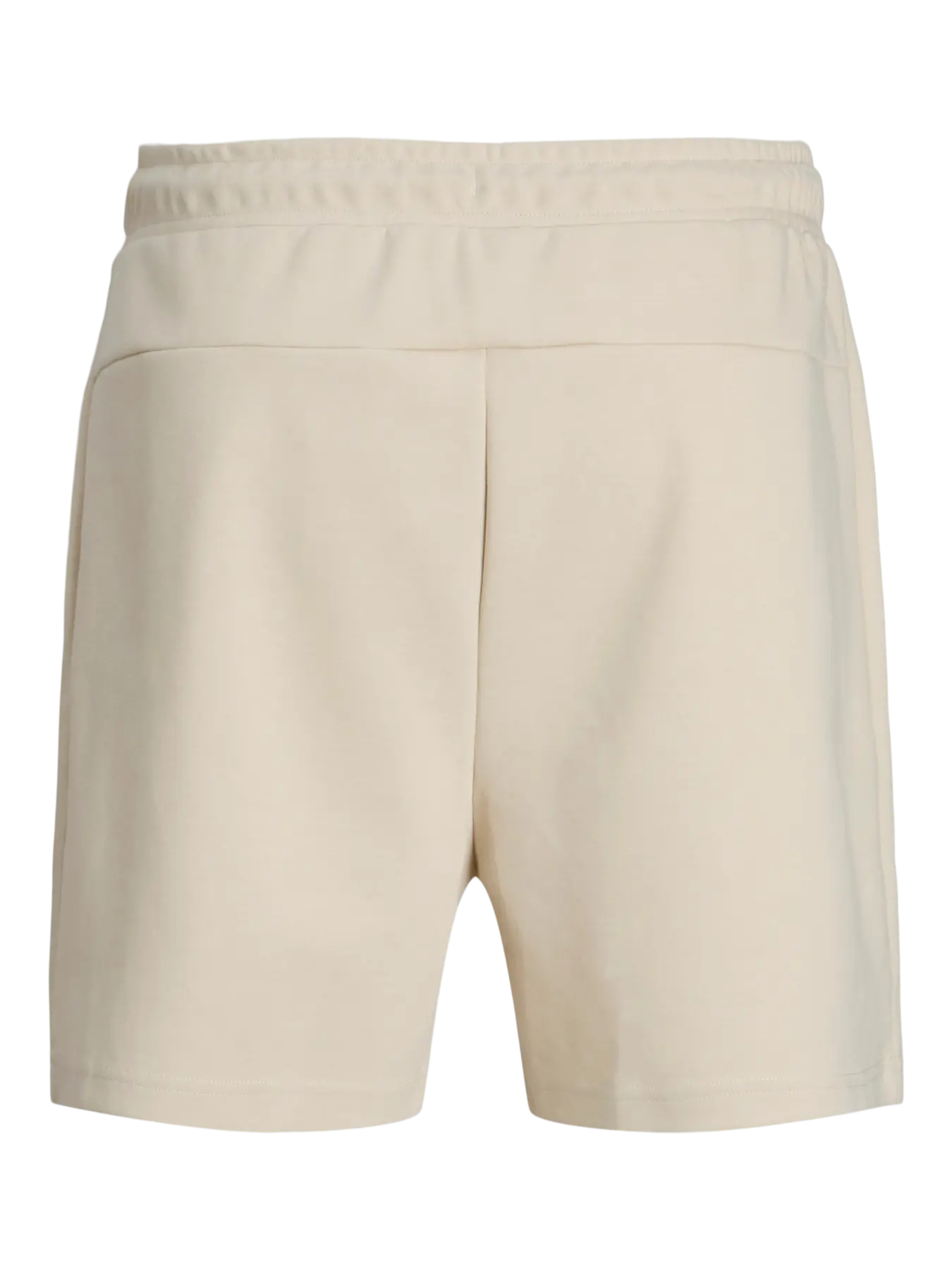 Short beige de sudadera con cadena